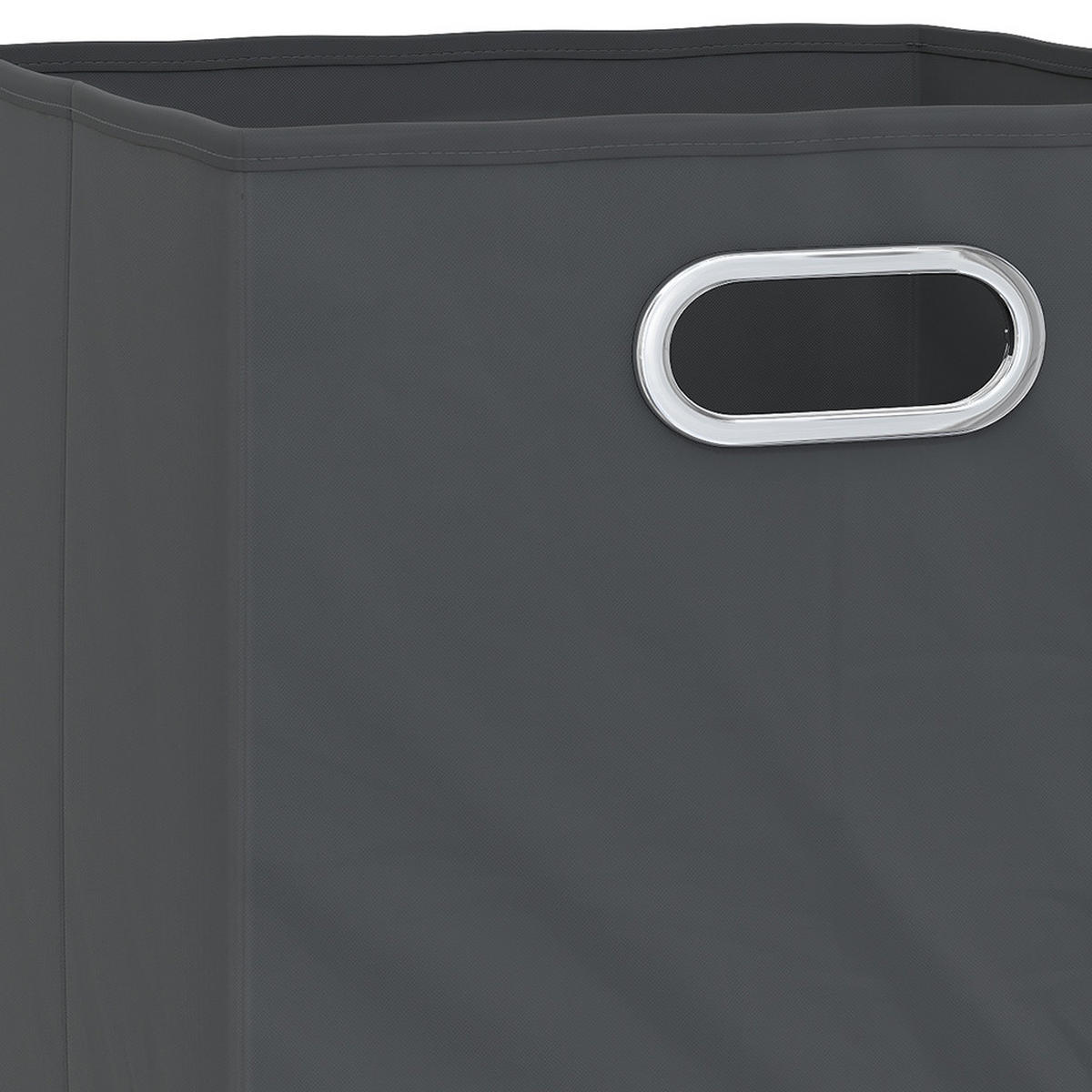 FALTBOX Anthrazit 30 x 30 cm 2er Set - Anthrazit, Wellpappe (30/30/30cm) - Vicco