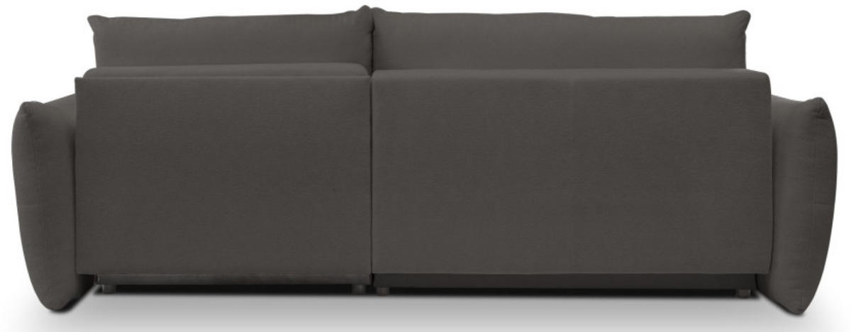 ECKSOFA Grafit BOSE Mit Schlaffunktion Rechts - Graphitfarben, Textil (177/257cm) - Sepro Meble