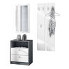 GARDEROBE Pino Weiß matt - Weiß, Holzwerkstoff (130/185/36cm) - Vladon