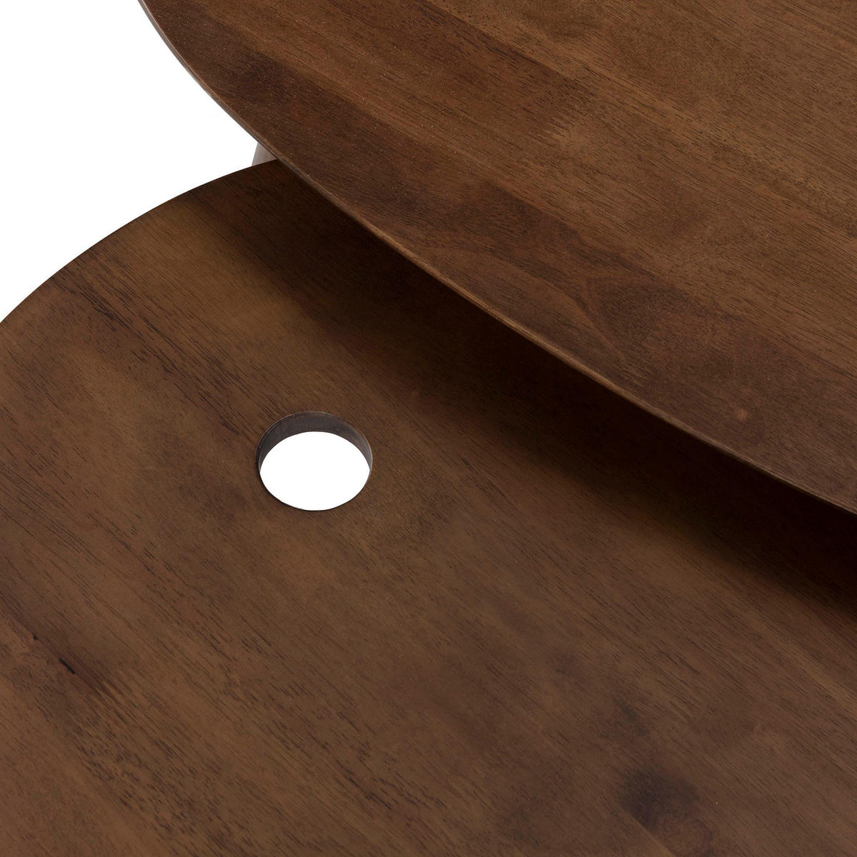 COUCH-/BEISTELLTISCH-SET Eclipse Walnussfarbe - Wildeiche, Holz (45/100/60cm) - VS Venta-stock