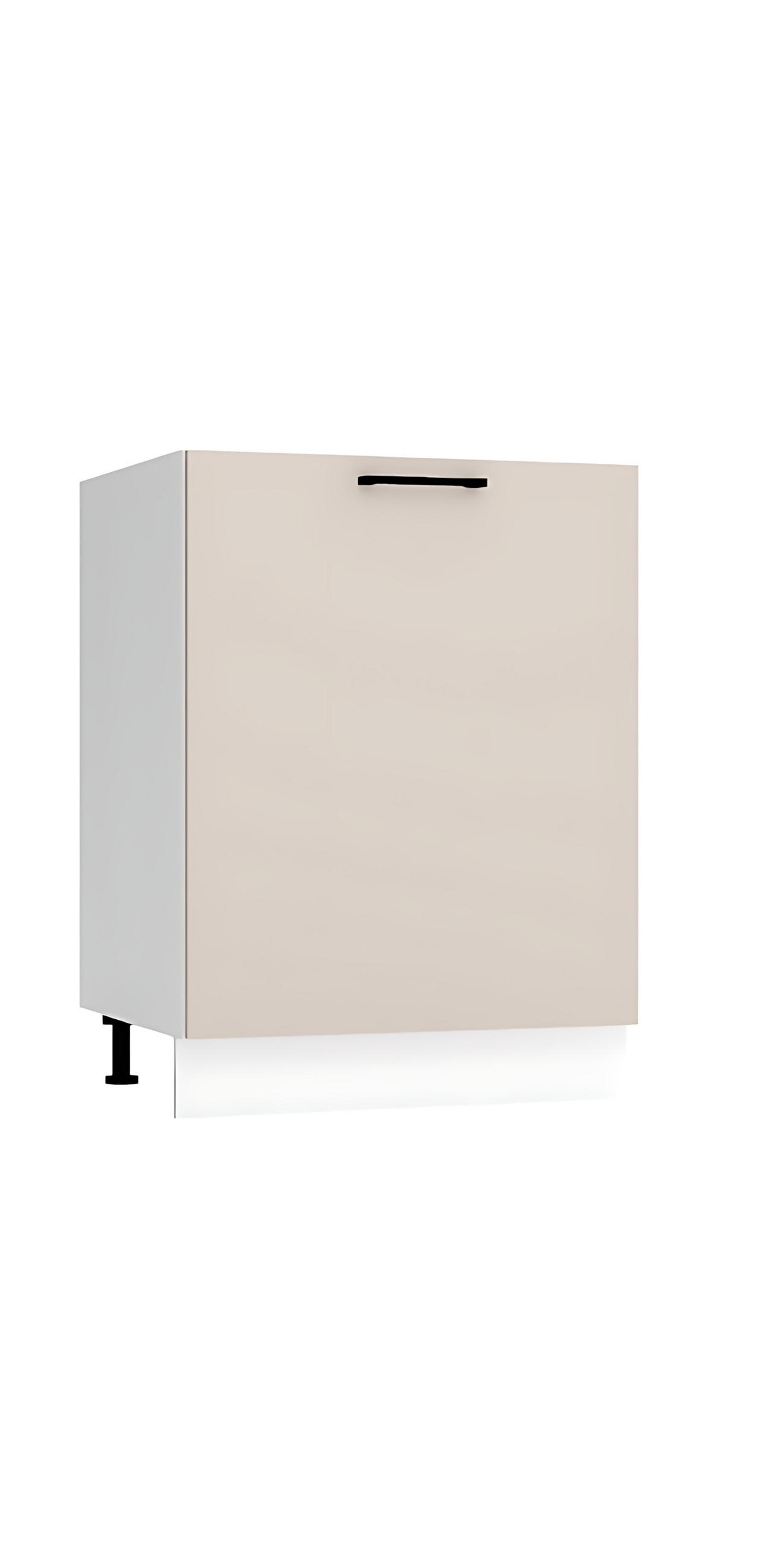 UNTERSCHRANK D60 PC - Morvex - Praktisch und organisiert für Ihre Küche - Beige, Holz/Metall (60/82/52.4cm) - ROYAL24_MARKT