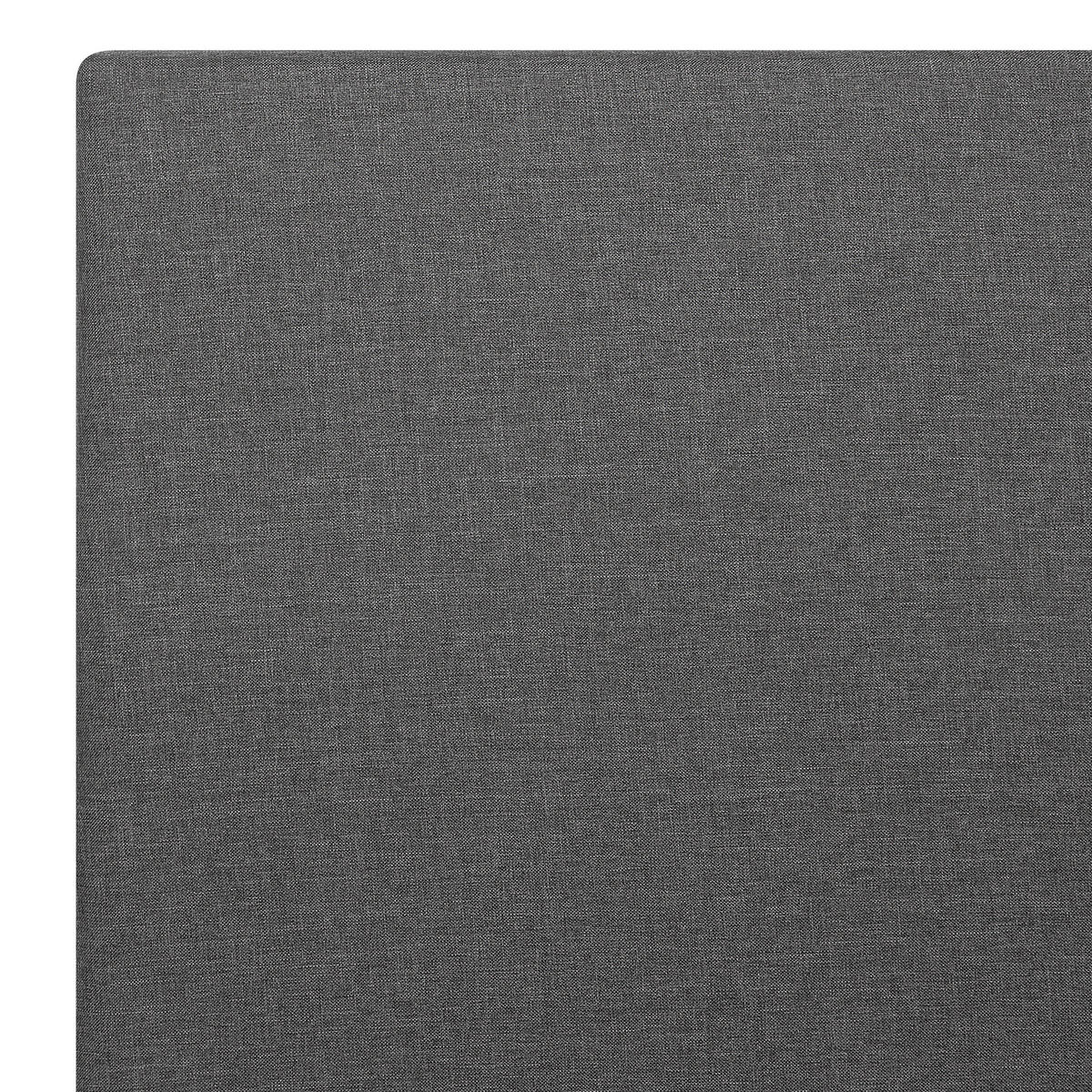 POLSTERBETT 160/200cm Grau Orbey - Grau, Textil (160/200cm) - Beliani