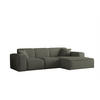 ECKSOFA Ottom Celes Premium Ascot Bukla - Jadegrün, Holzwerkstoff/Textil (266/165cm) - Fun Möbel