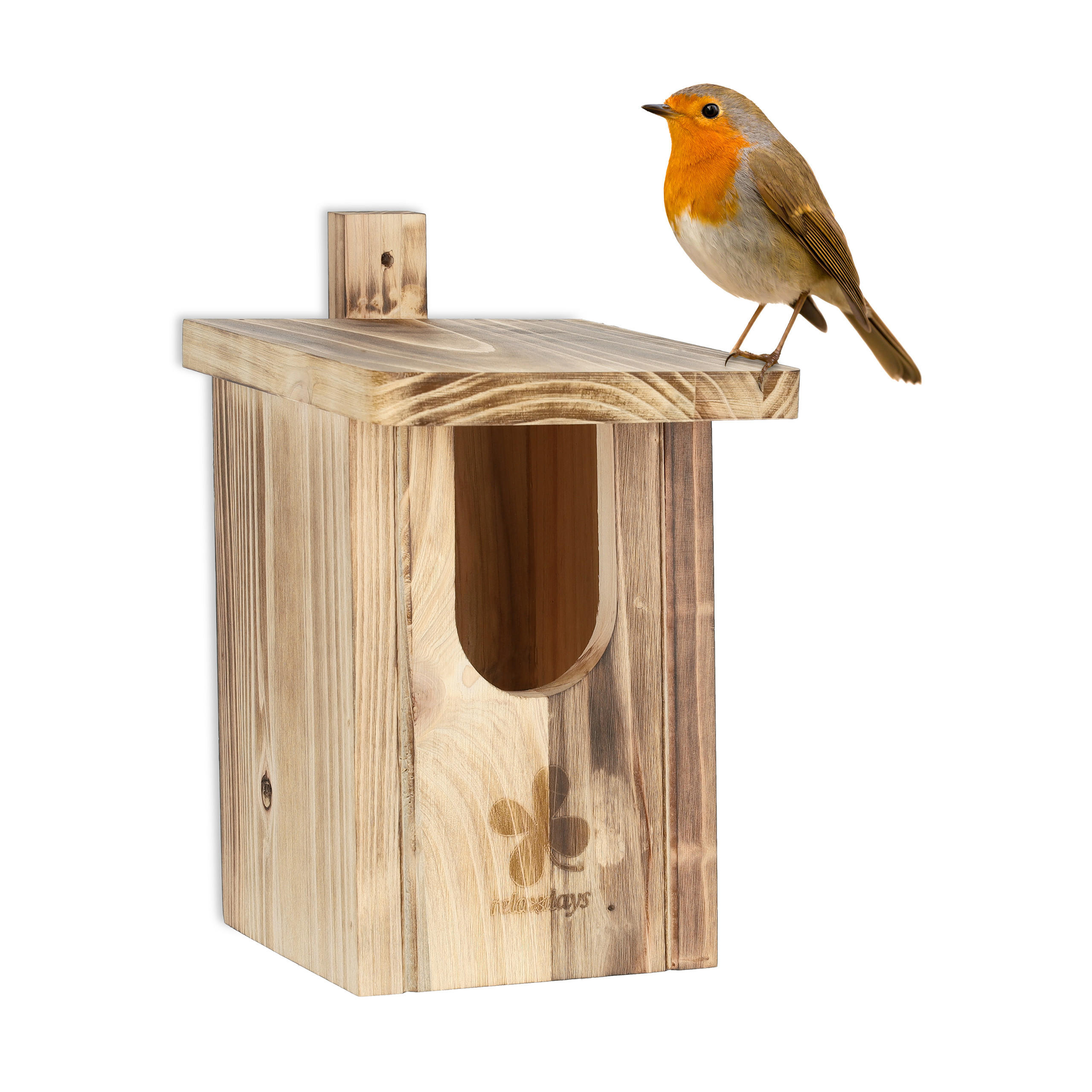 NISTKASTEN - Hellbraun, Holz (15/25/21.5cm) - Relaxdays