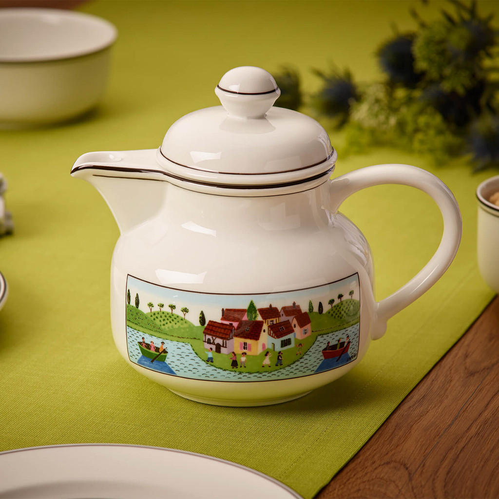 Thumbnail - Villeroy & Boch Tee-Set, Mehrfarbig, Keramik, Kaffee & Tee, Kannen, Teekannen