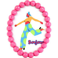 DEKOOBJEKT Bonjour 16/21/2 cm - Rosa, Glas (16/2/21cm) - FURNARO