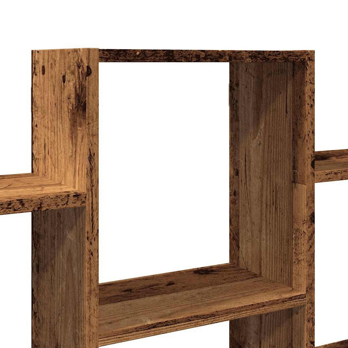 WANDREGAL Altholz-Optik 159/18/66 Cm Holzwerkstoff - Braun, Holzwerkstoff (18/66/159cm) - vidaXL