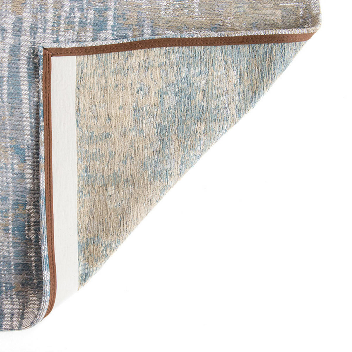 TEPPICH Long Island Blue Atlantic Streaks 140/200 cm - Blau, Textil (140/200cm) - Louis De Poortere