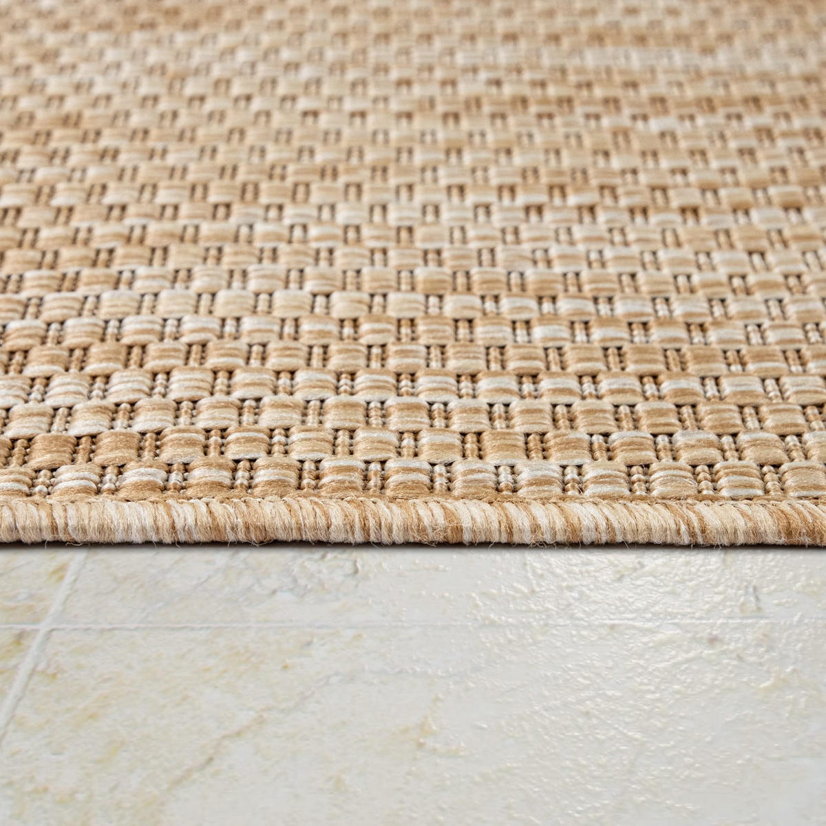 OUTDOORTEPPICH Beige 160 x 220 cm - Beige, Kunststoff (160/220cm) - TT Home