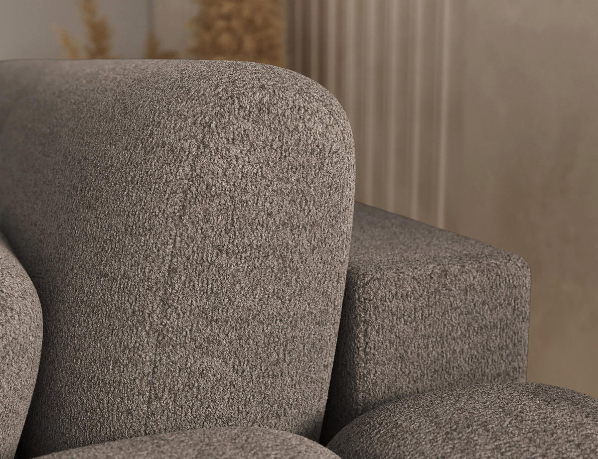 ECKSOFA COVELION L-Form – Schlaffunktion, Bettkasten, Wellenfederung, HR-Kaltschaum, inkl. Kissen, moderner Wohnkomfort - Braun, Kunststoff (167/260cm) - Wohnideebilder