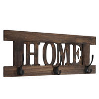 WANDGARDEROBE HOME SHABBY-LOOK Braun - Braun, Holz (55/21/7cm) - MCW