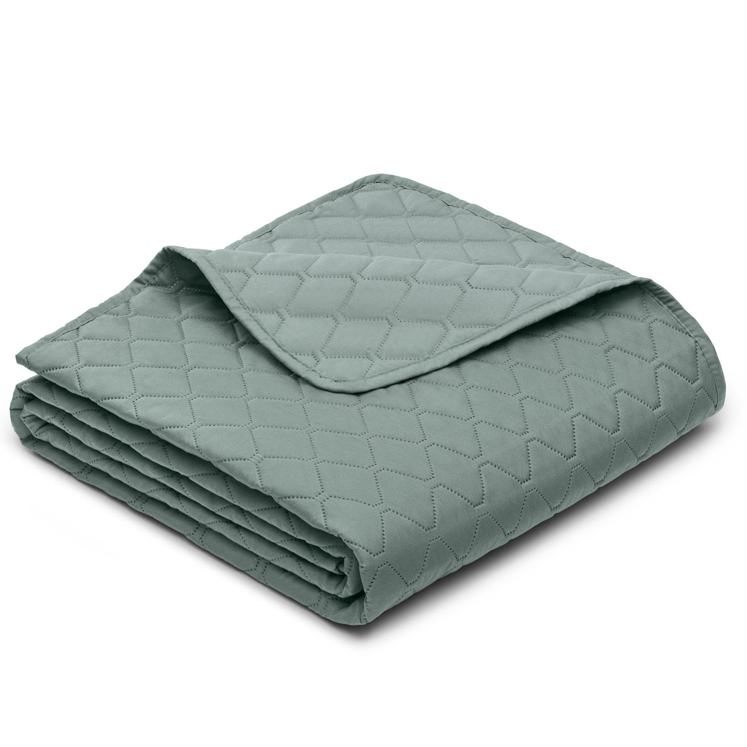 TAGESDECKE 170x210 cm, waschbarer Sofa- & Couchüberwurf, Grün - Grün, Textil (170/210cm) - Blumtal