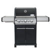 GASGRILL S-318 Schwarz mit 3 Hauptbrenner Schwarz/Silber - Silberfarben/Schwarz, Metall (137/119/64cm) - CHEFGASTRO