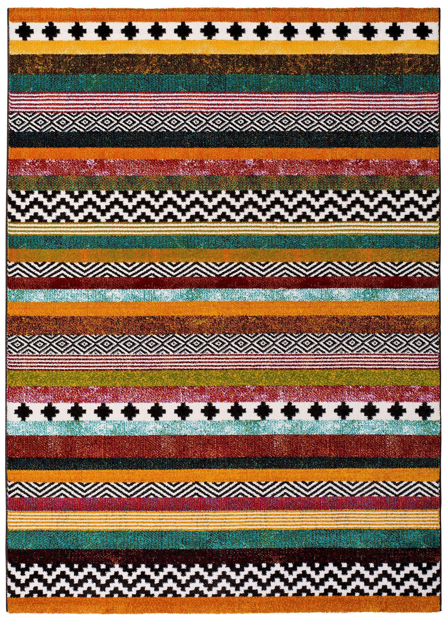 Atticgo Webteppich Mehrfarbig 140x200 cm