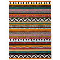 WEBTEPPICH Mehrfarbig Moar 160/230 cm - Multicolor, Naturmaterialien/Textil (160/230cm) - Atticgo
