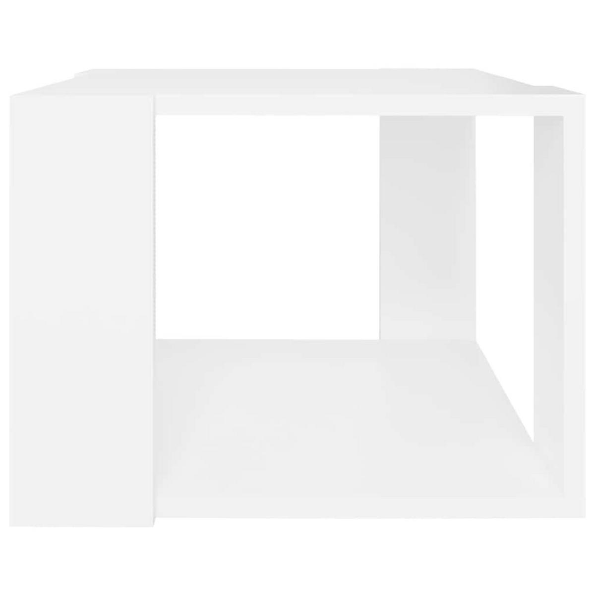 COUCHTISCH Weiss 40/40/30 Cm Holzwerkstoff - Weiß, Holzwerkstoff (40/40/30cm) - vidaXL