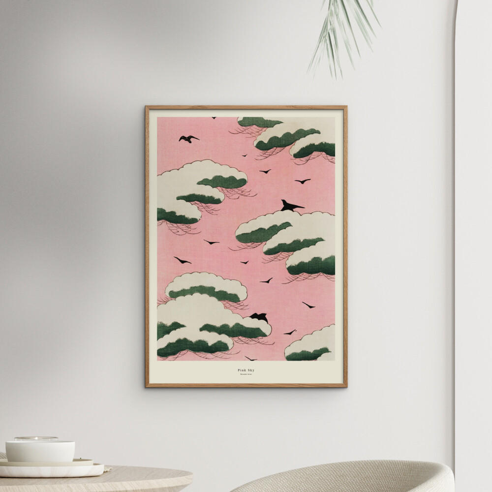 POSTER A.P. Atelier - Pink Sky - Pink, Papier (30/40/0.1cm) - Poster&Frame