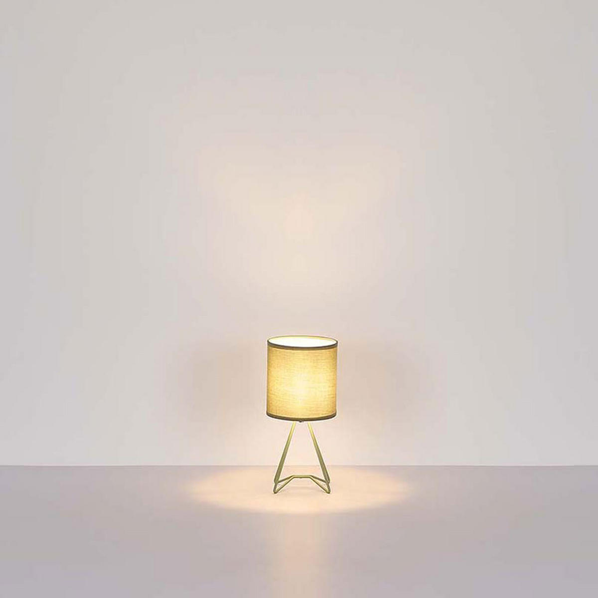 TISCHLEUCHTE TAMIAN Metall Grau - Grau, Metall (16/16/34.5cm) - Globo Lighting