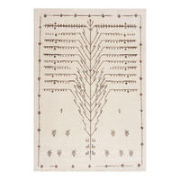 KURZFLOR-TEPPICH April 2308 Creme 160x230 cm - Creme, Textil (160/230cm) - carpet city