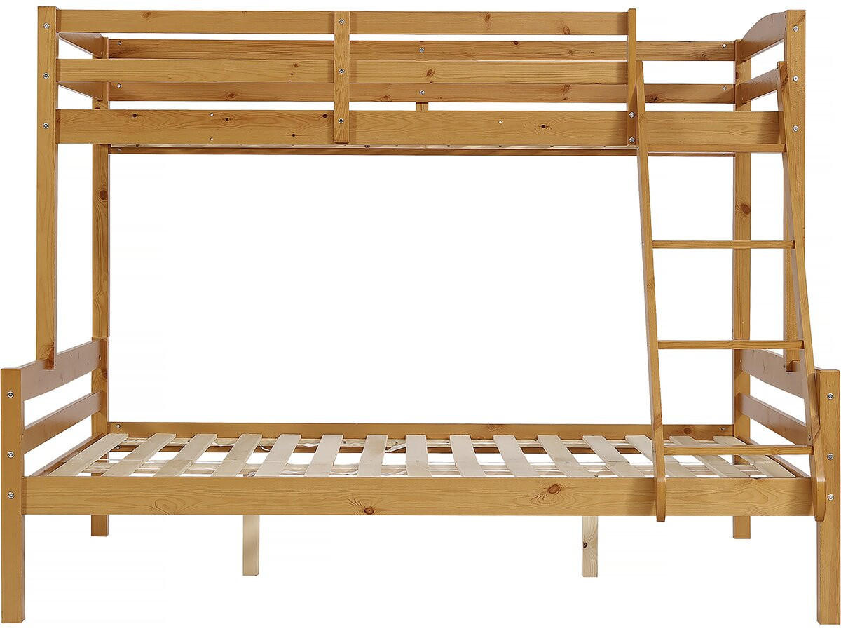 ETAGENBETT léa Braun - Braun, Metall - Habitat Garten