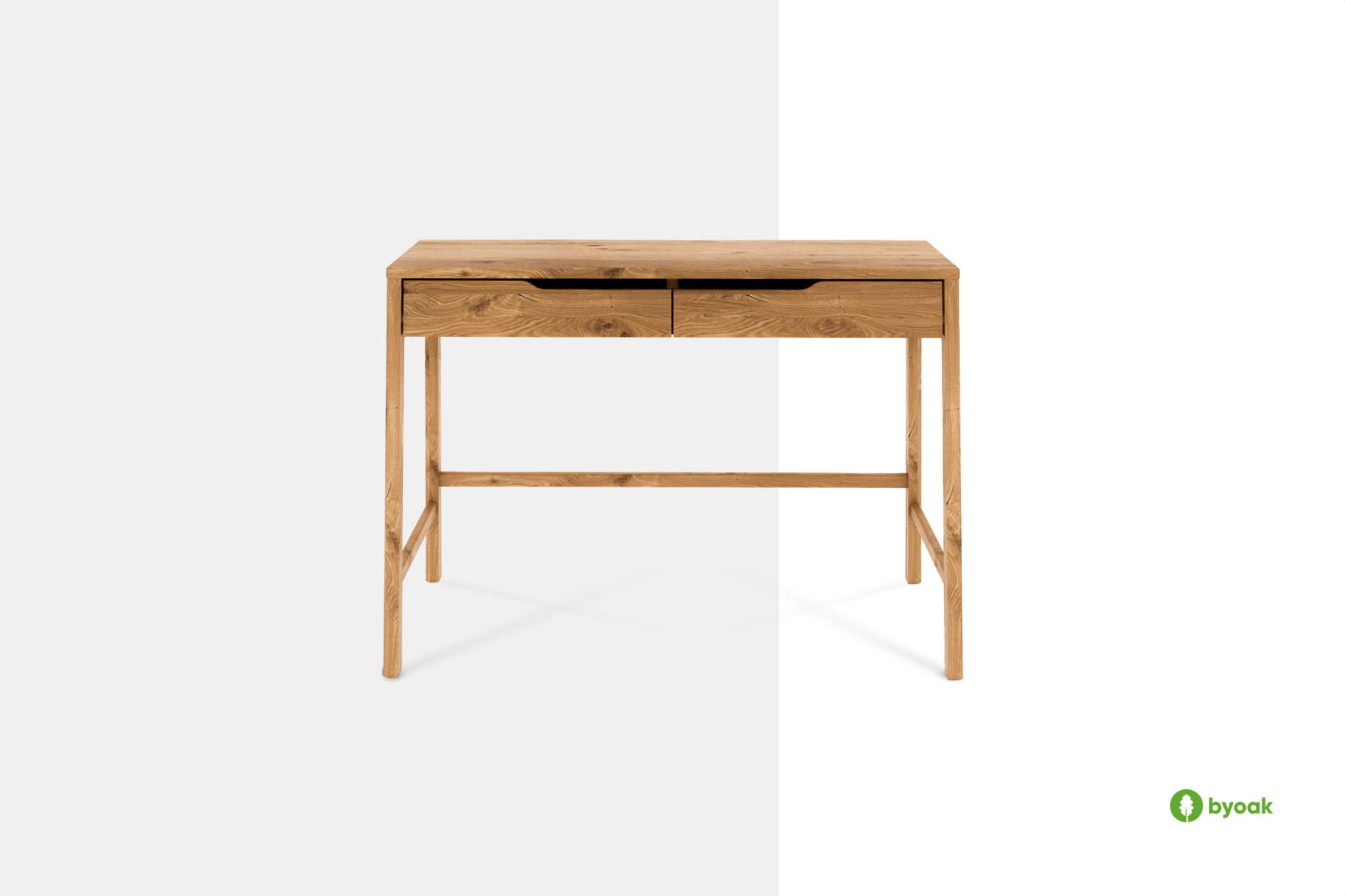 SCHREIBTISCH PAUL Kernbuche - Kernbuche, Holz (65/120/86cm) - byoak