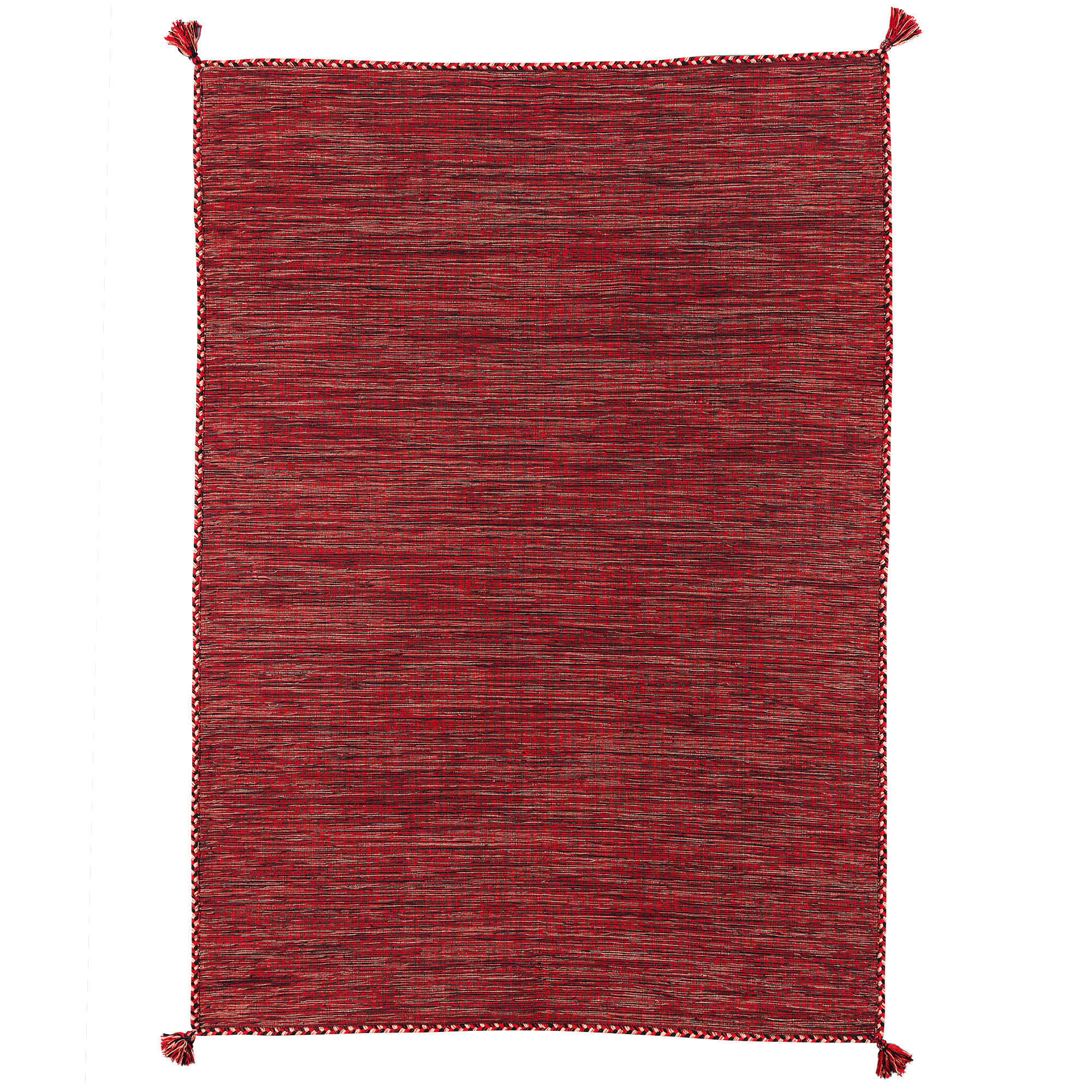 NATUR TEPPICH KELIM PRICO - Rot, Textil (200/300cm) - Pergamon