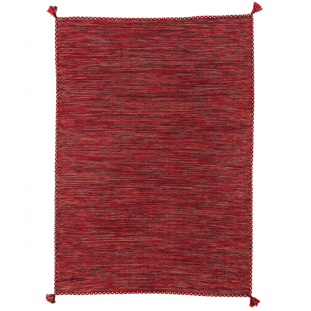 NATUR TEPPICH KELIM PRICO - Rot, Textil (200/300cm) - Pergamon