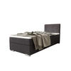 BOXBETT ZILANO 1 mit Matratze H3 und Topper 90x200 Cosmic 97 - Grau, Holz/Textil (90/200cm) - Bedante