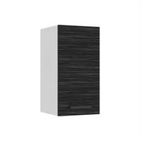 HÄNGESCHRANK SG 30 cm, mit 1 Tür, Königliches Ebenholz - Schwarz, Holz (30/58/29.6cm) - B BELINI GROUP