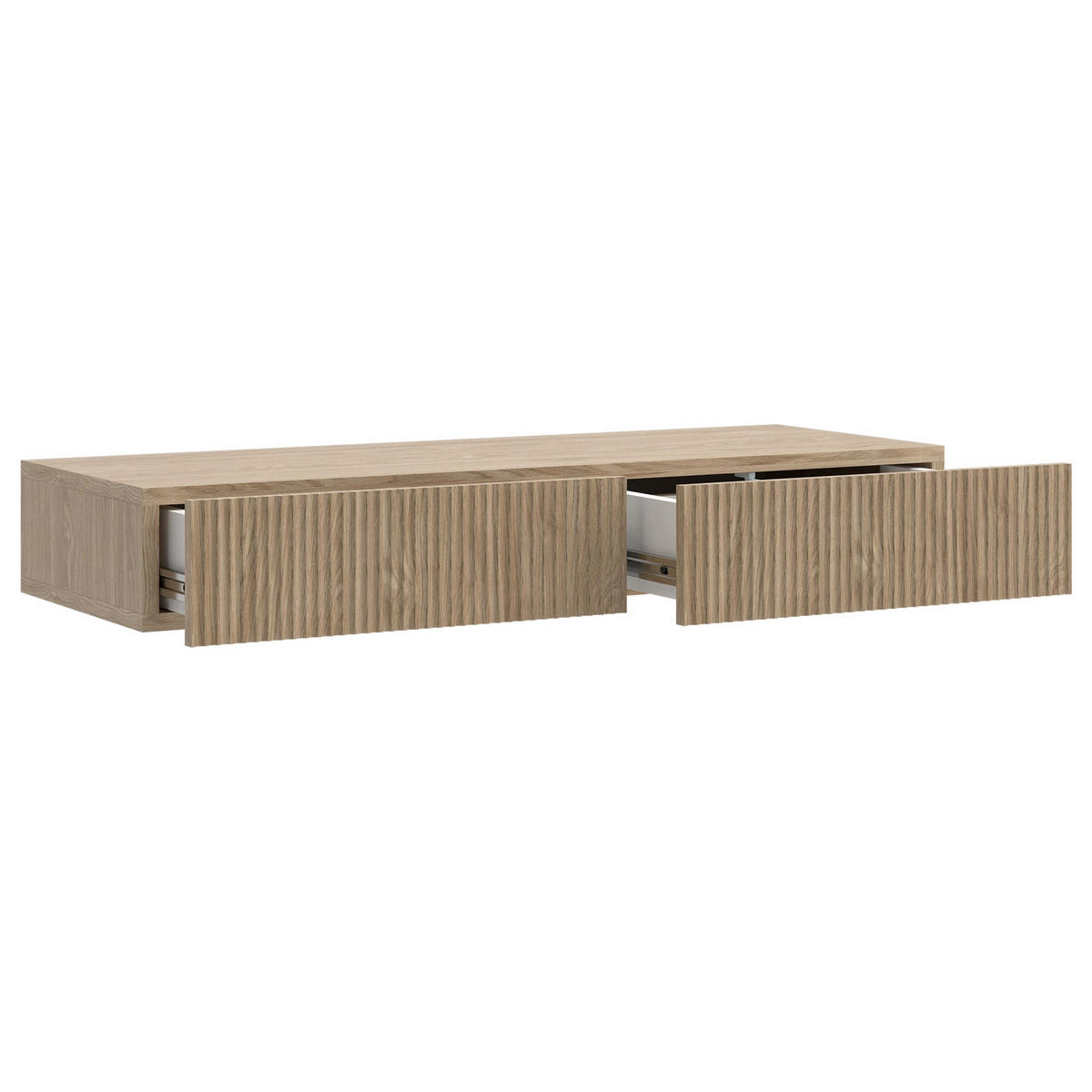 WANDKONSOLE Nolie Eichenholzoptik 110 cm - Eichefarben, Holzwerkstoff (110/17/40cm) - Selsey