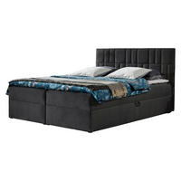 BOXBETT Top 3 - Dunkelgrau, Holz (160/200cm) - MIRJAN24