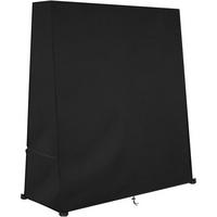 ABDECKPLANE Tischtennisplatte Schwarz 165 x 70 x 185 cm - Schwarz, Textil (25/20/8cm)