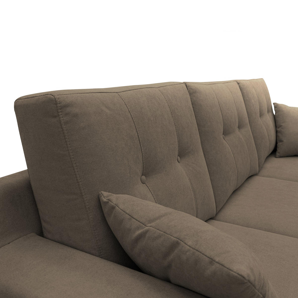 ECKSOFA Danish - Braun, Textil (237/91cm) - Divani.store