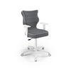 JUGENDSTUHL Duo - Dunkelgrau/Weiß, Textil (64/103/64cm) - RAUMHIRSCH FURNITURE