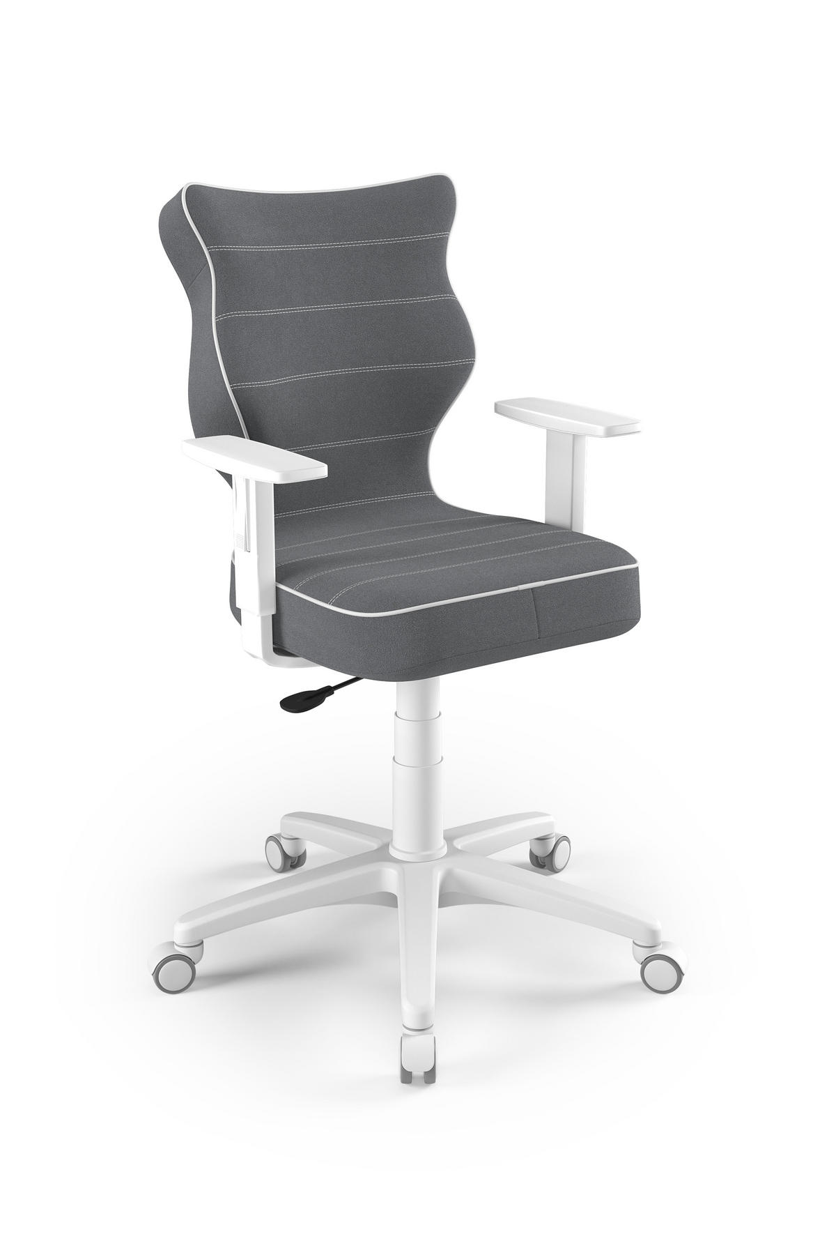 JUGENDSTUHL Duo - Dunkelgrau/Weiß, Textil (64/103/64cm) - RAUMHIRSCH FURNITURE