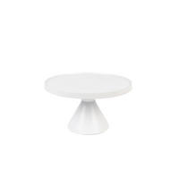 COUCHTISCH Floss Rund 60 cm Weiß - Weiß, Metall (60/60/33cm) - Zuiver