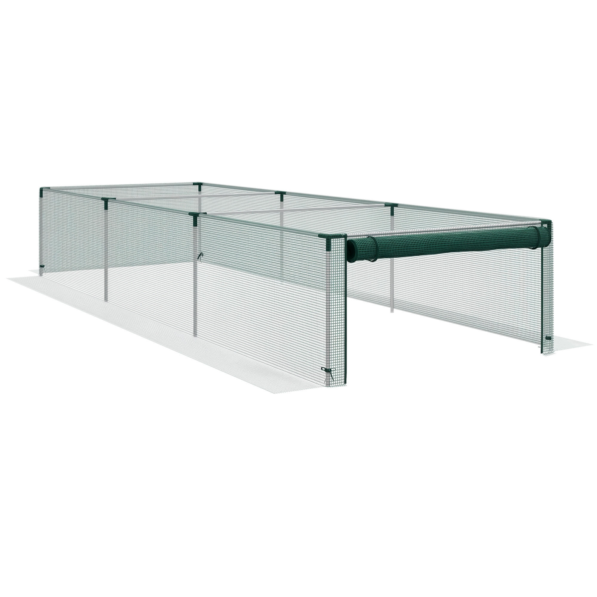 ComfortXL Pflanzenschutzhaus Grün 125x62.5x373 cm
