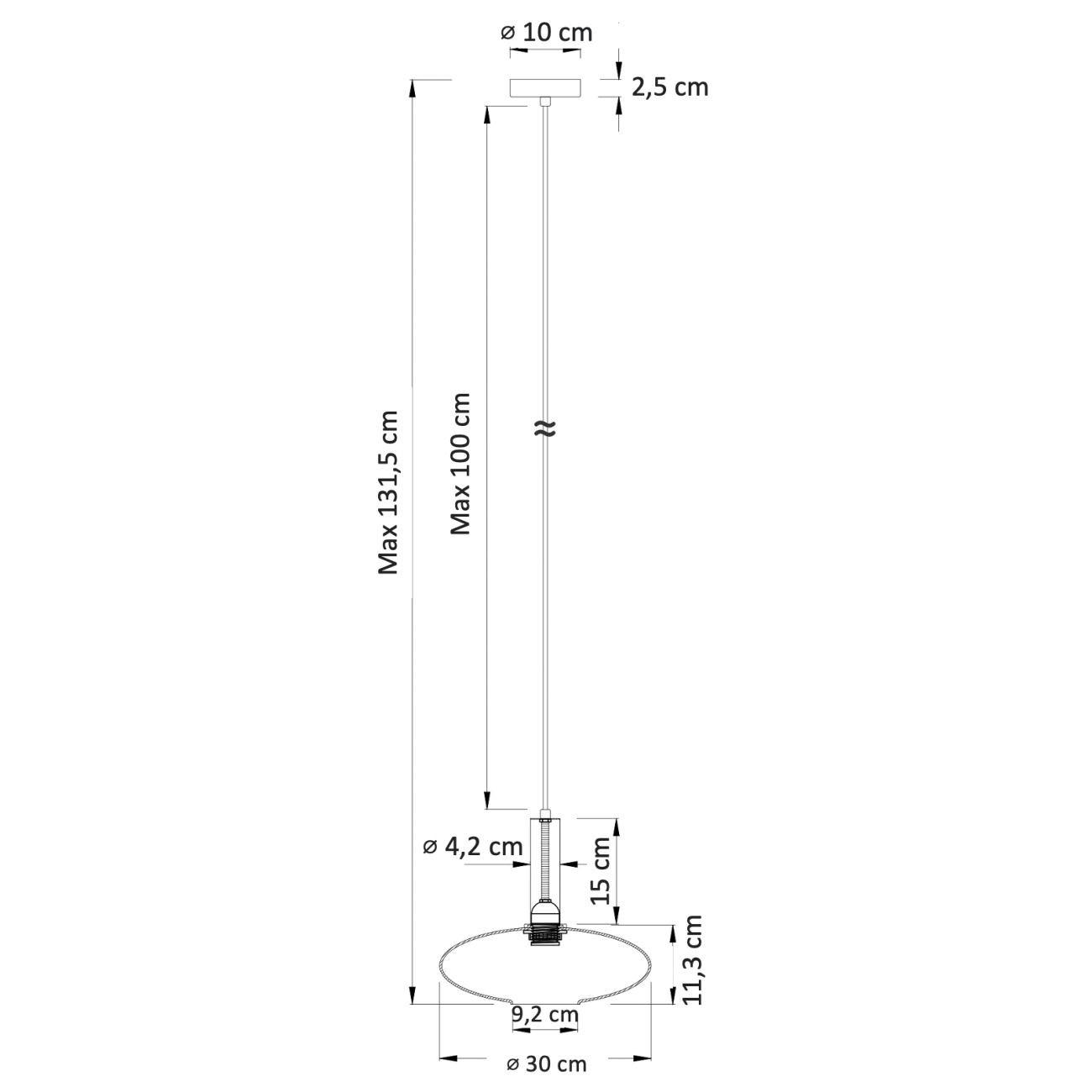 HÄNGELEUCHTE Zinnia, Weiß und Gold, 26.3cm - Goldfarben, Glas (26/30/26.3cm) - KOSILUM