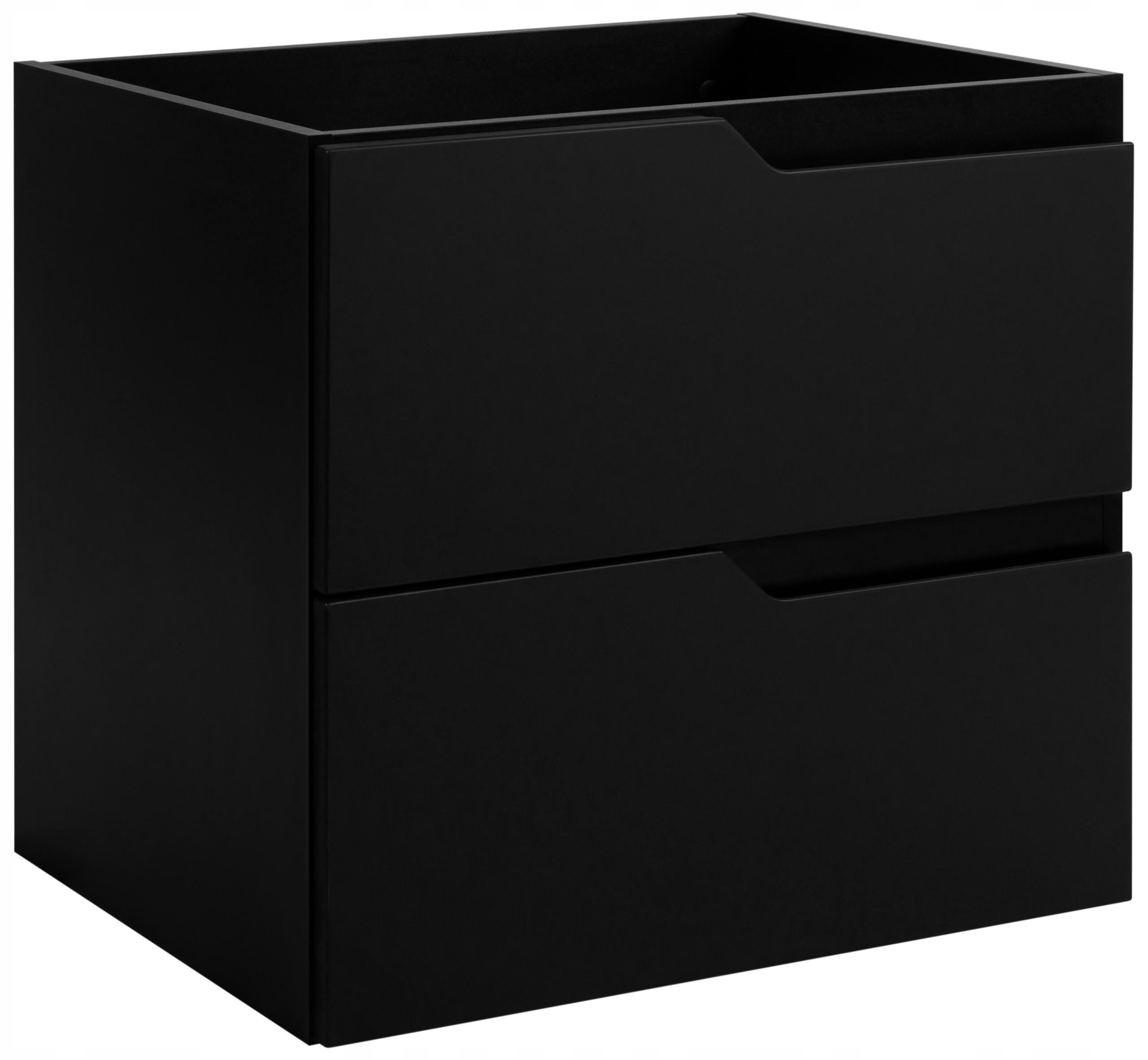 Rodan Waschbeckunterschrank Schwarz 60x57x46 cm