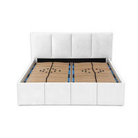 POLSTERBETT Dalas Weiß 160 x 200 x 40 cm Stauraum Mit hochwertiger Matratze H2 (bis 100 kg) und Lattenrost - Weiß, Holz (160/200cm) - Halmon Schlafkomfort Betten 