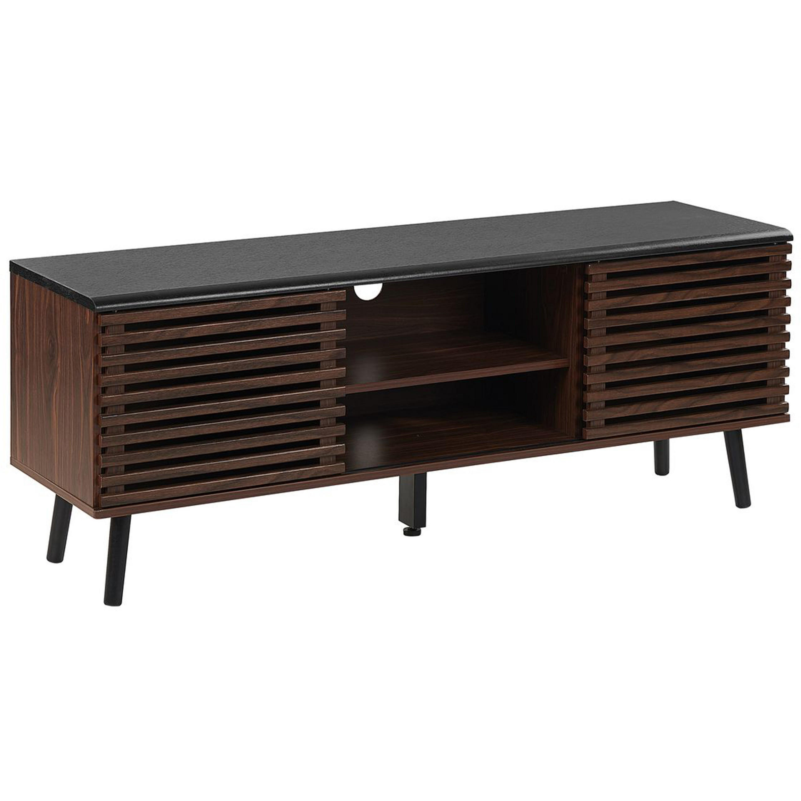 COMODA TV maro inchisa, neagra PERTH 40/140/54 cm