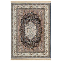 ORIENTTEPPICH 160/230 cm Riad Kirman - Schwarz, Textil (160/230cm) - Steffensmeier