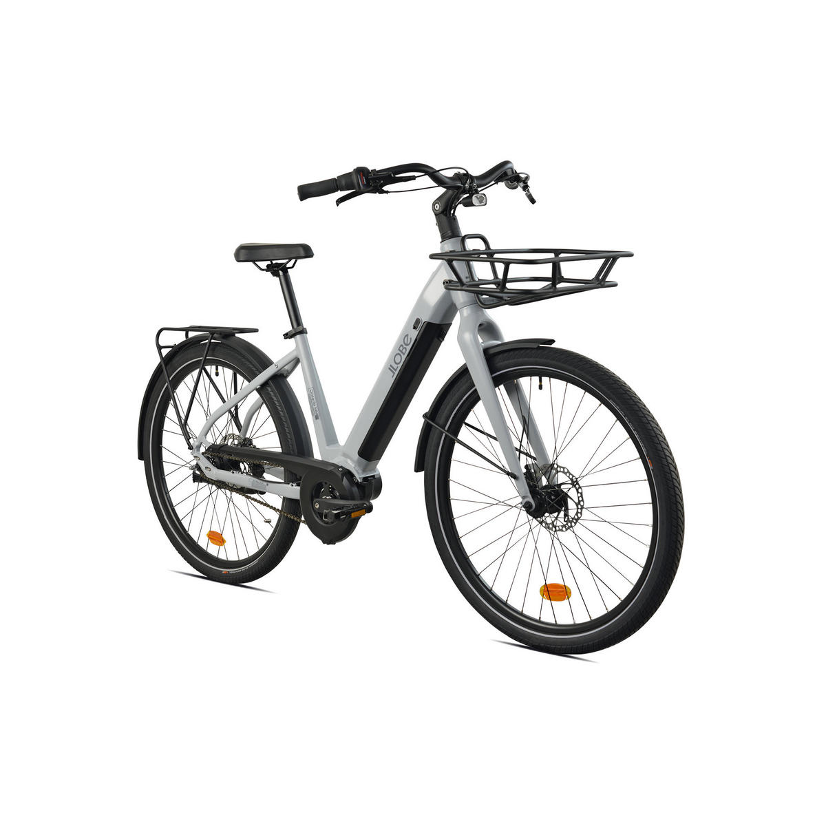 CITYVENTURE E-BIKE 27,5" ONTARIO MM - Grau, Metall (110cm) - LLOBE