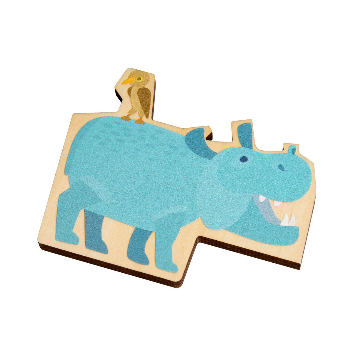 HOLZPUZZLE 2in1 Elefant, ab 3 Jahre - Multicolor, Naturmaterialien (15.5/5/23.5cm) - Haba
