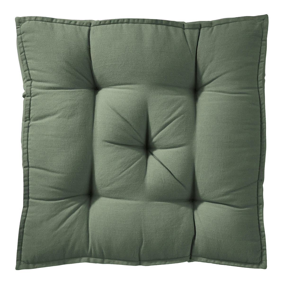 SITZKISSEN Solid - Baumwolle / Polyester - Olivgrün, Textil (40/40cm) - Butlers
