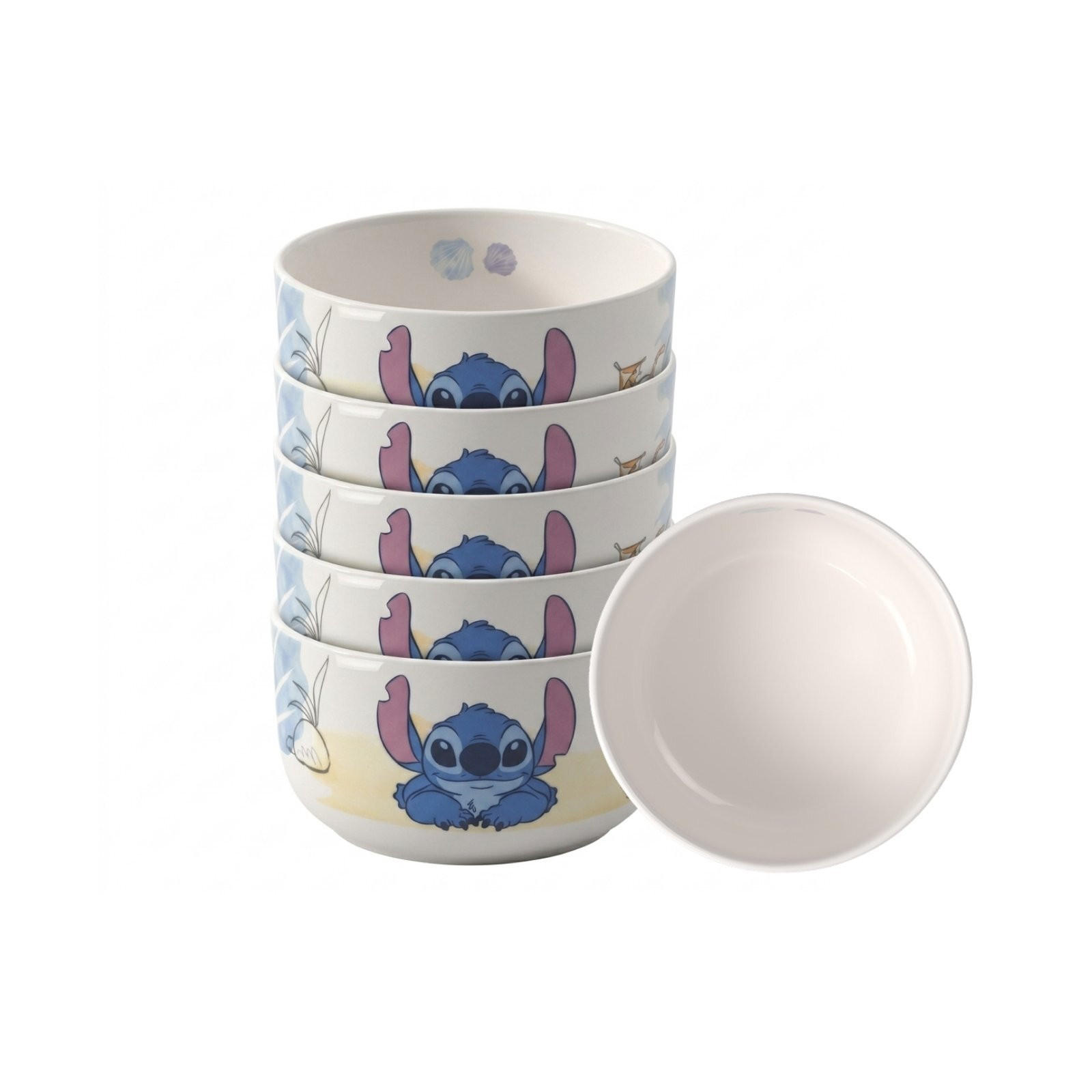 MÜSLISCHALEN Disney Stitch bunt 440 ml 6er Set - Multicolor, Keramik (12.3/7/12.3cm) - Villeroy & Boch