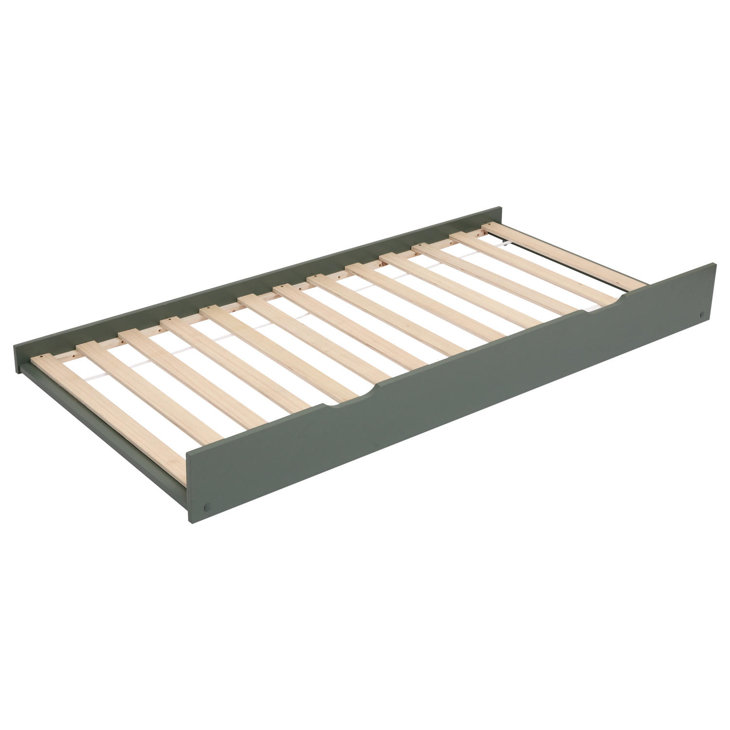 BETTSCHUBLADE Grün - Grün, Holz - Happy Garden