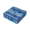 SITZKISSEN Morocco blau gestreift 40/40/8 cm - Blau, Textil (40/40/8cm) - Homescapes