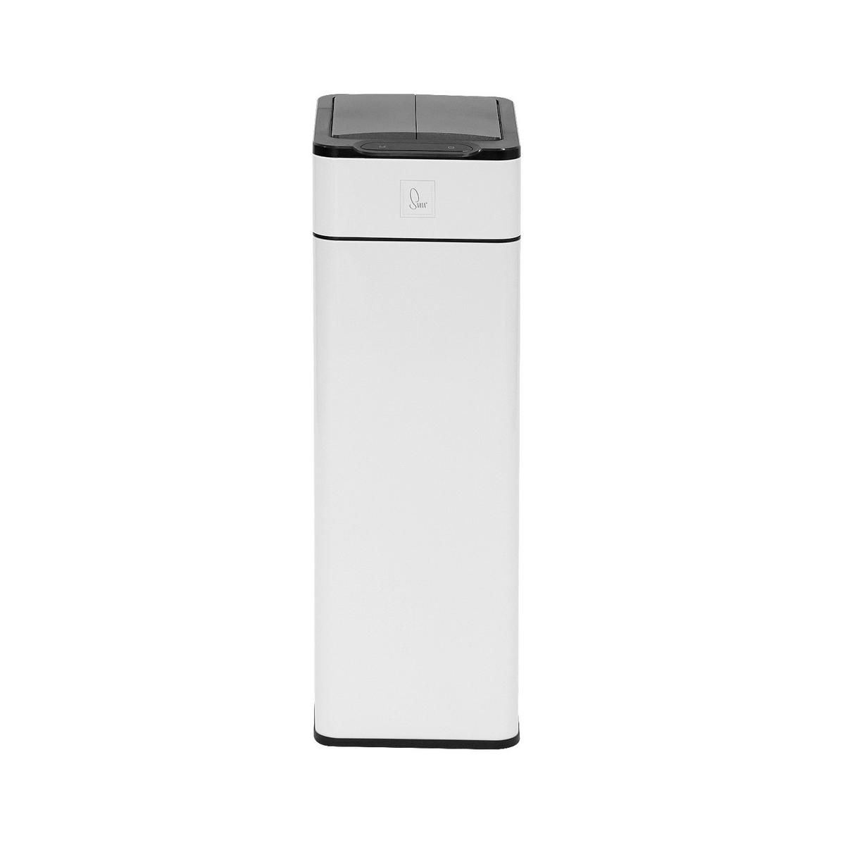 SENSORMÜLLEIMER SE40L Weiß - Weiß, Metall (23/65/31cm) - SVITA