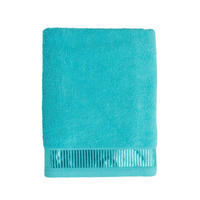 DUSCHTUCH Alicanty - Türkis, Textil (70/130cm) - home&you